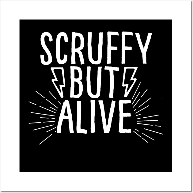 Scruffy But Alive Wall Art by lablab